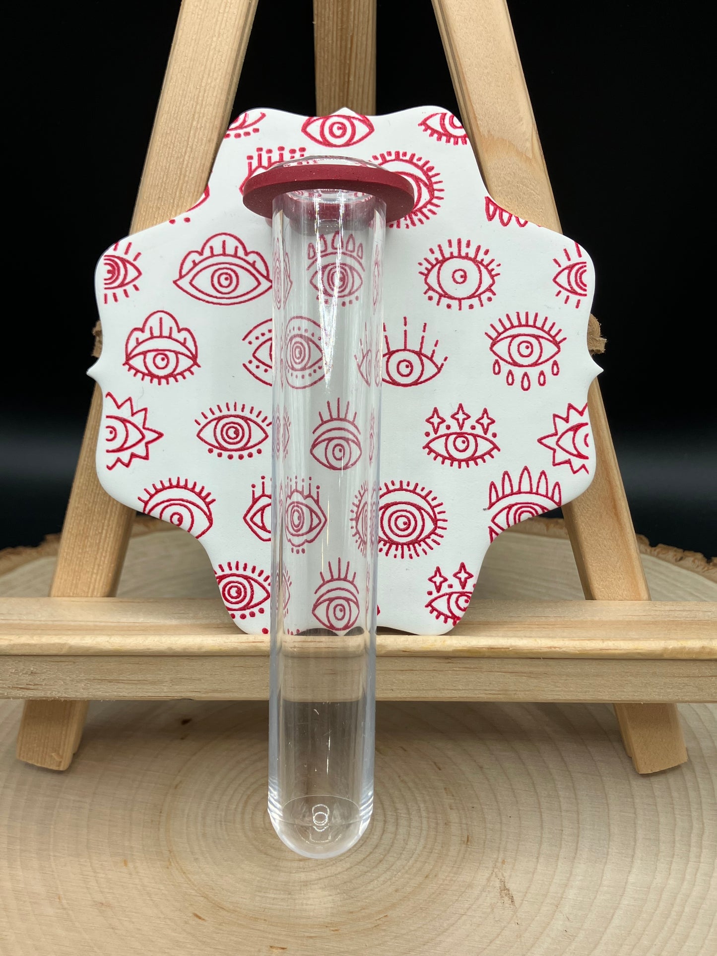 Red Hamsa Scalloped Propagation Station