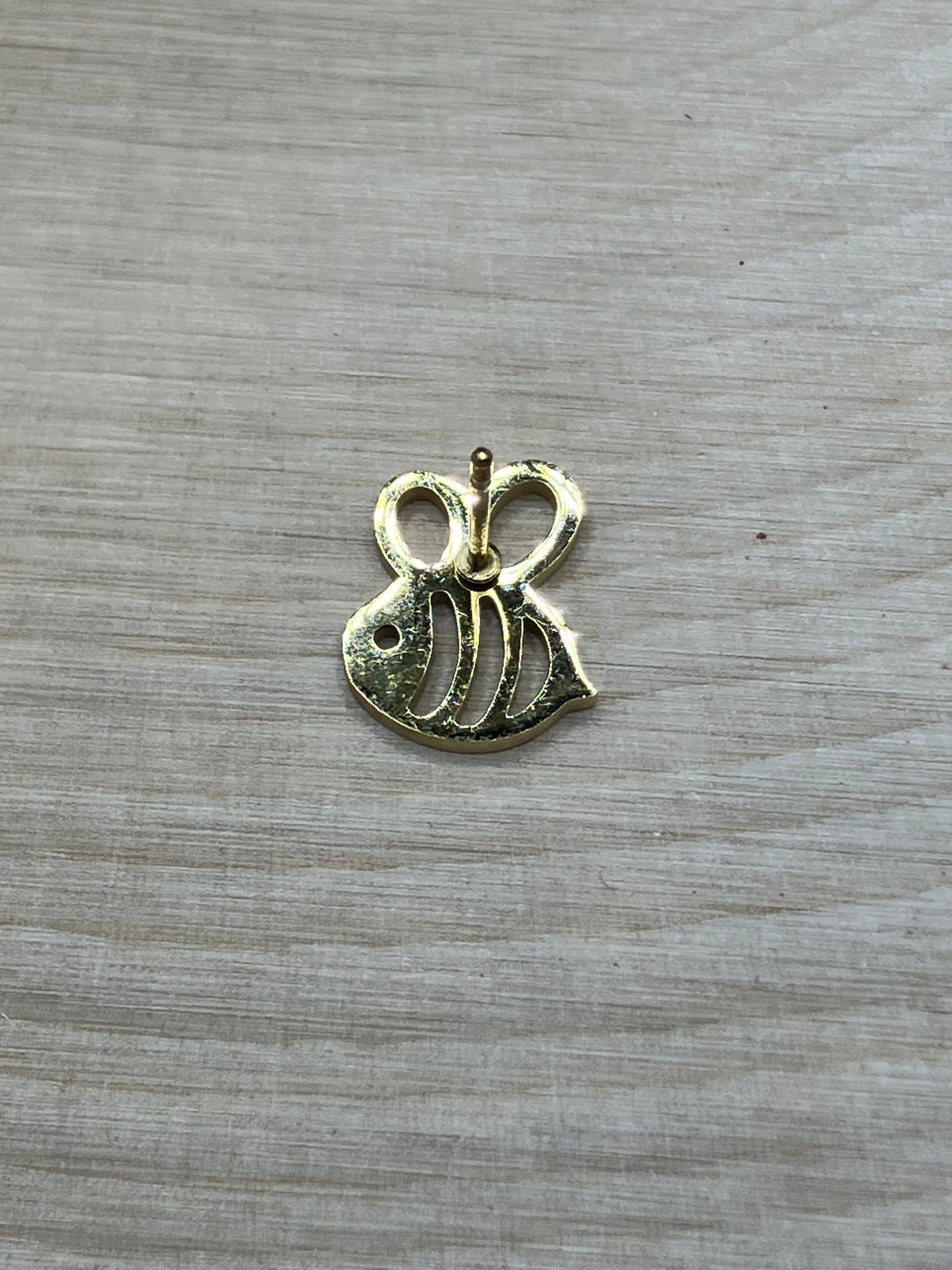 Cute Bee Stud - Gold Tone