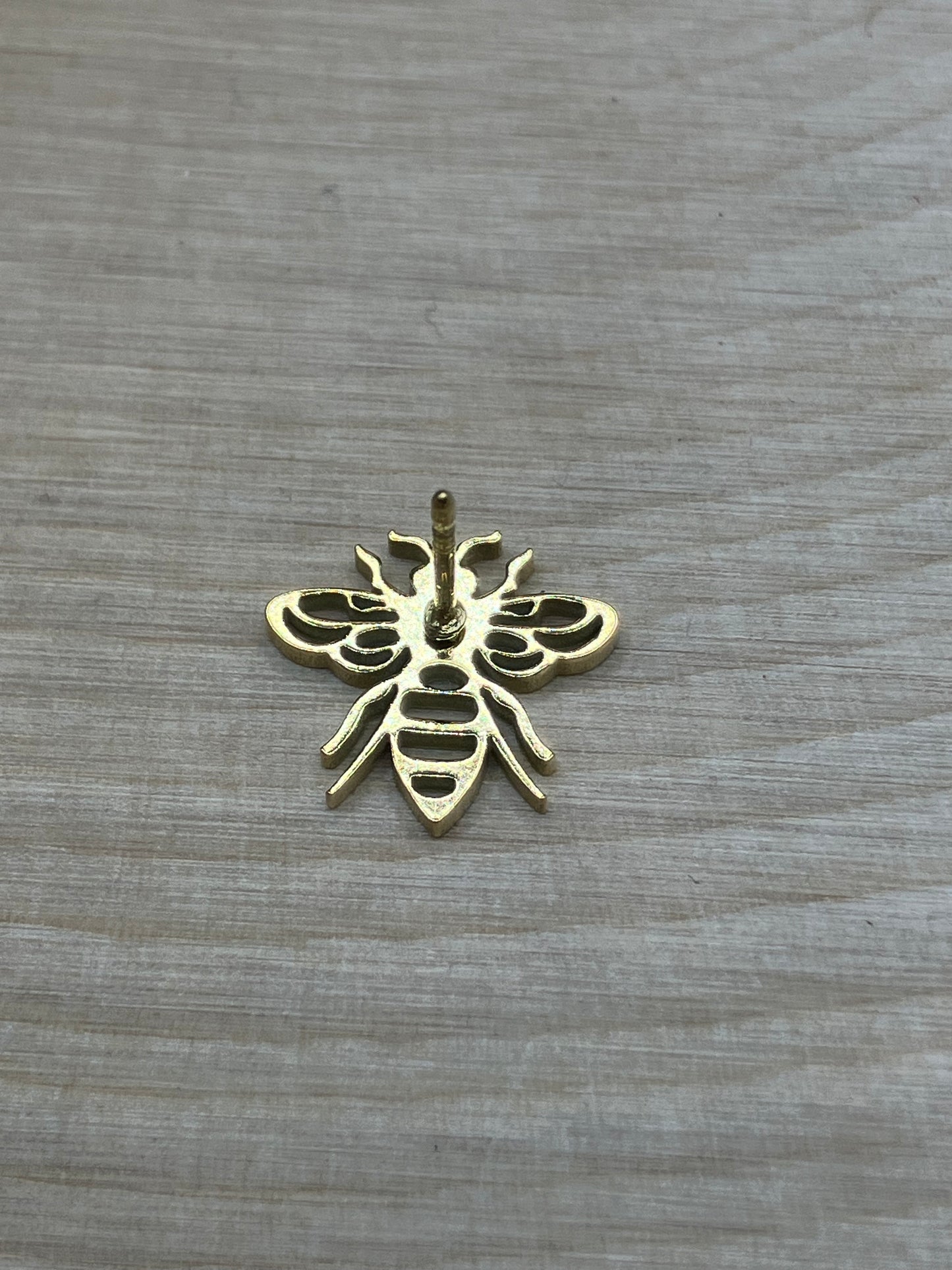Bee Stud - Gold Tone