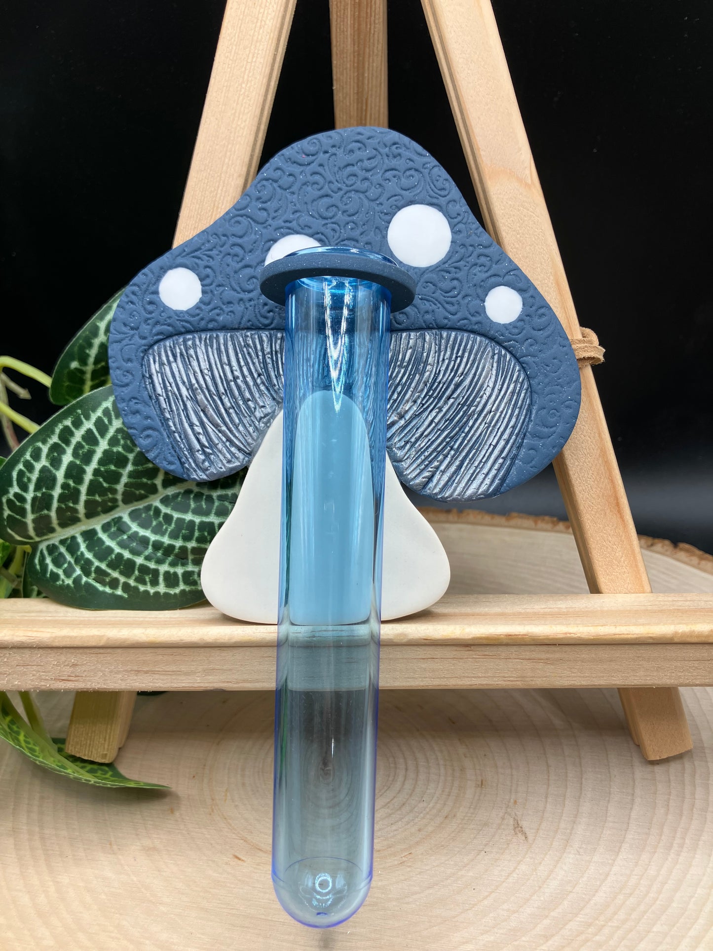 Blue Textured Mushroom Propagation Station