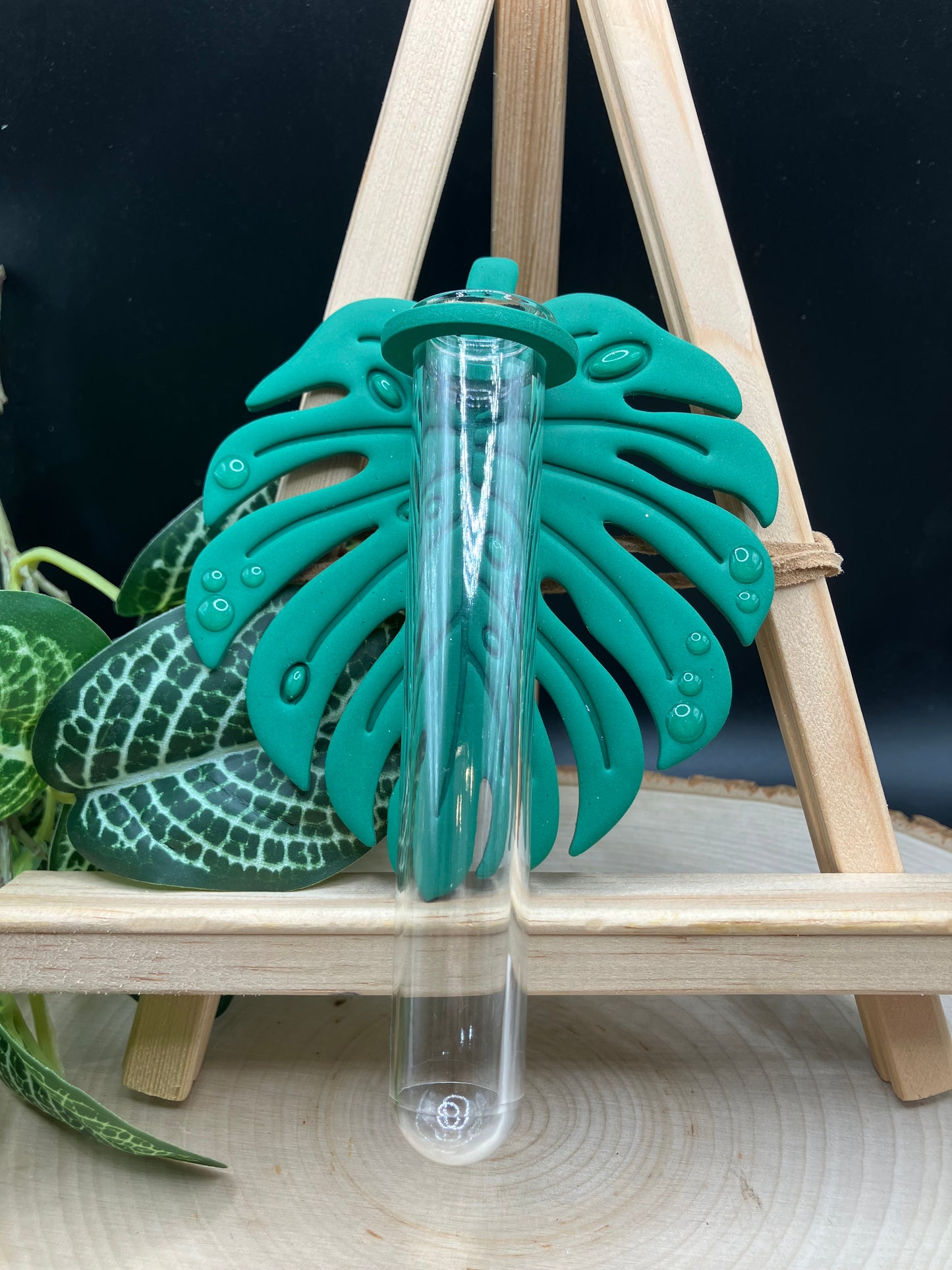 Jungle Green Monstera Leaf Propagation Station