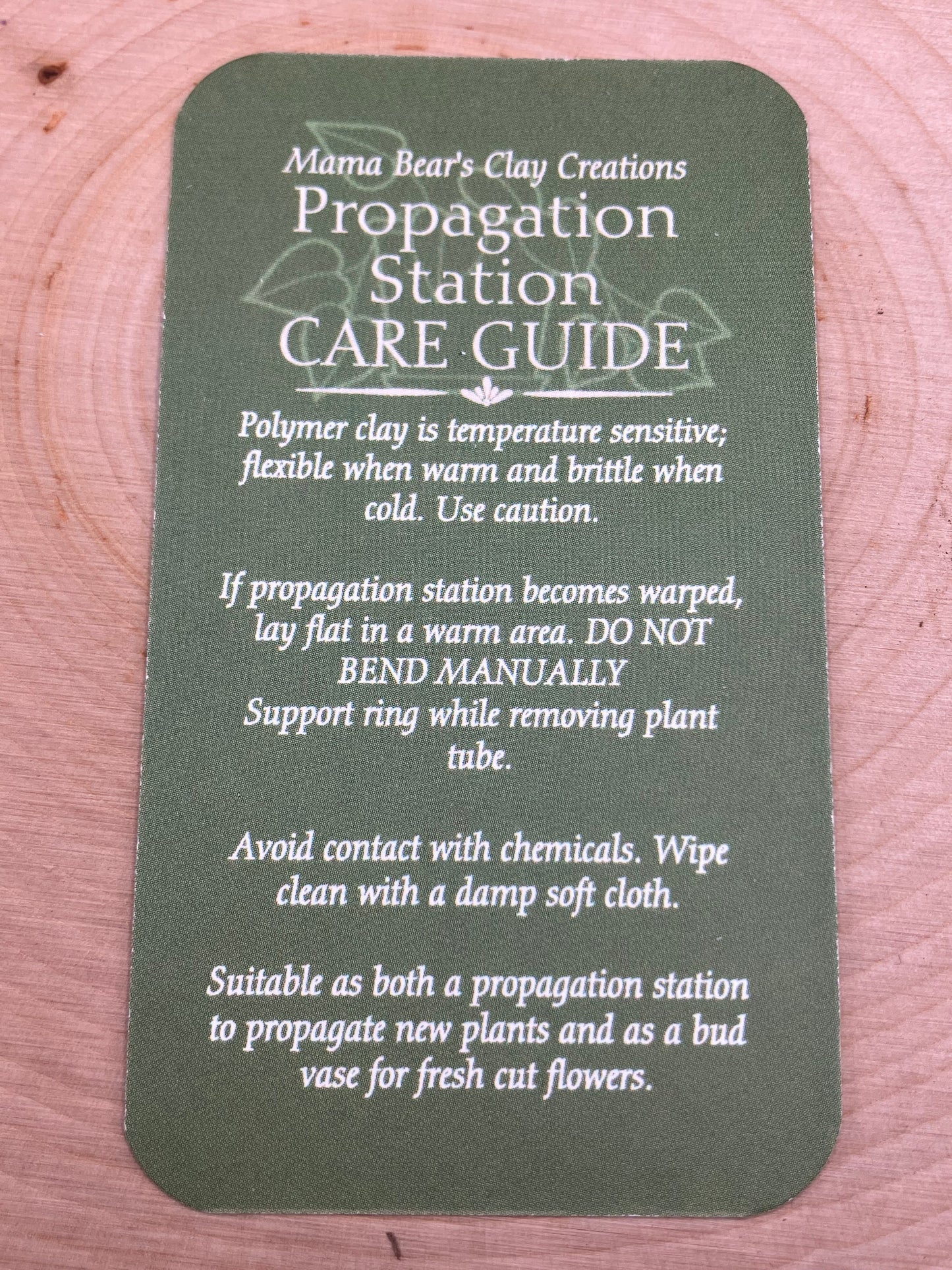 White w/Gold Inlay Monstera Leaf Propagation Station