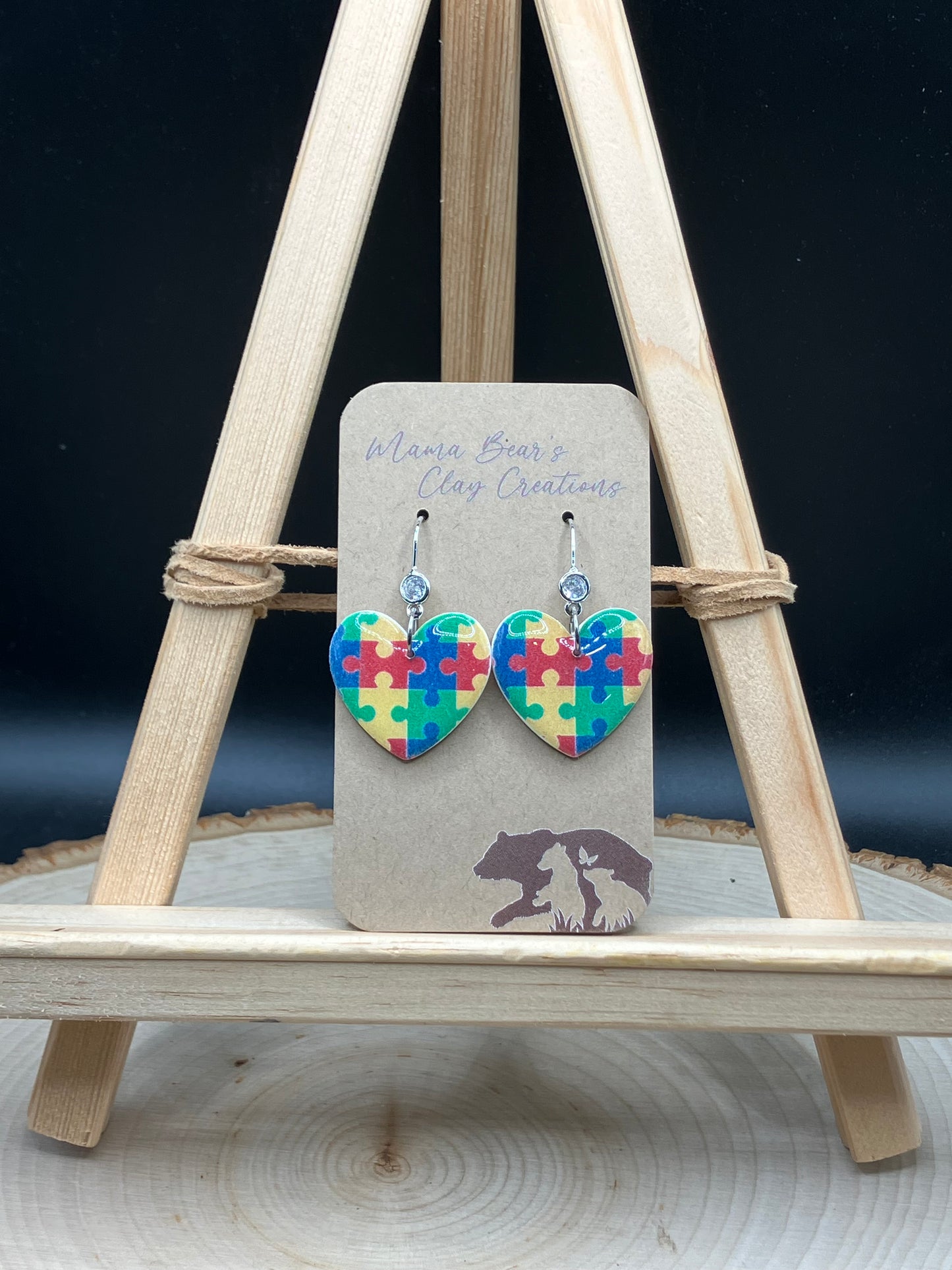 Autism Awareness Hearts - Stainless