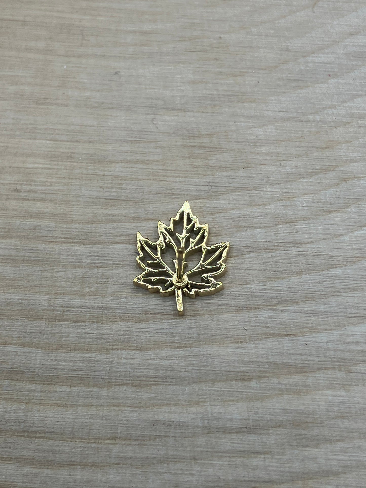 Maple Leaf - Gold Tone