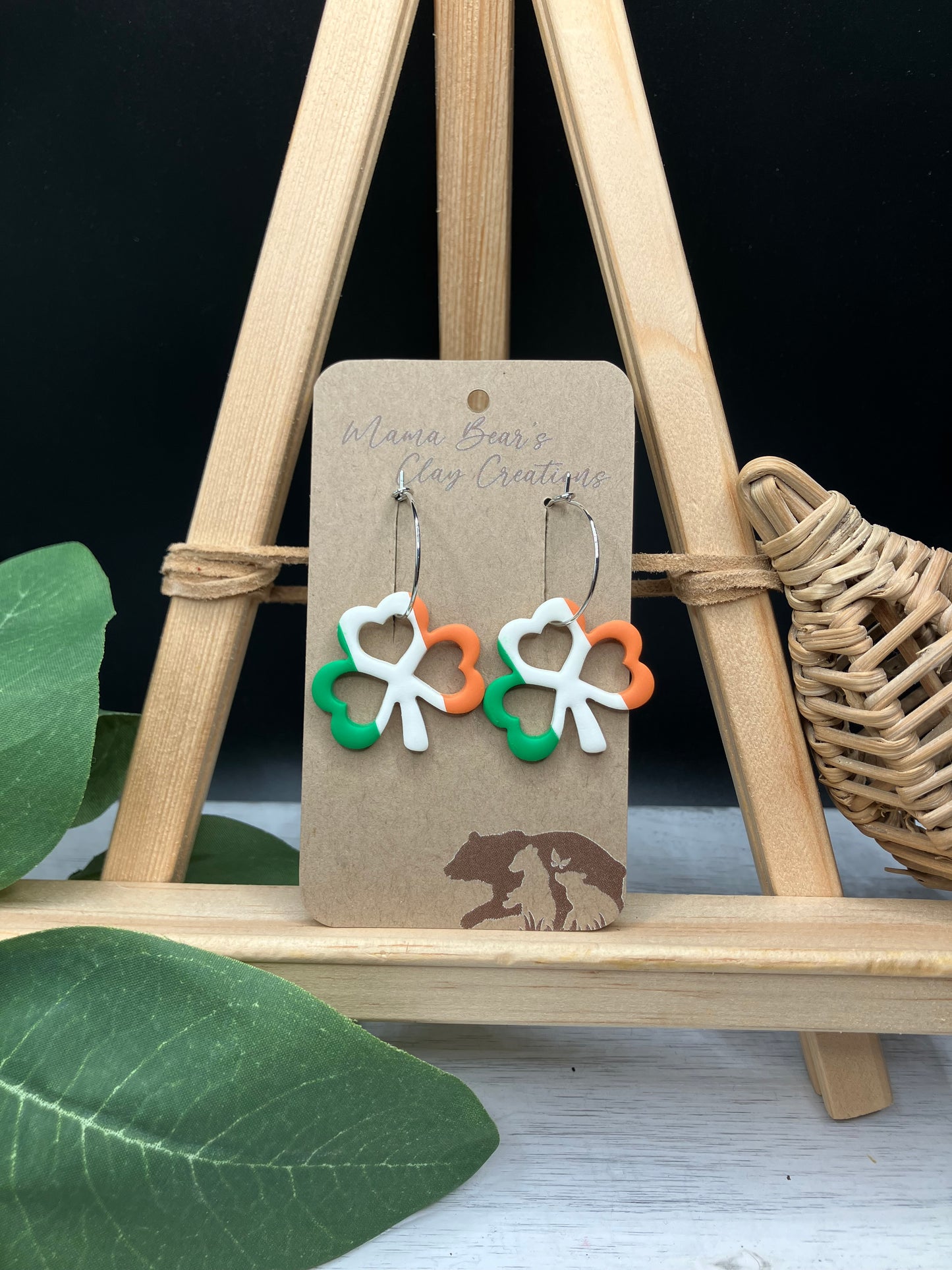 St. Patrick’s Day Striped Shamrocks