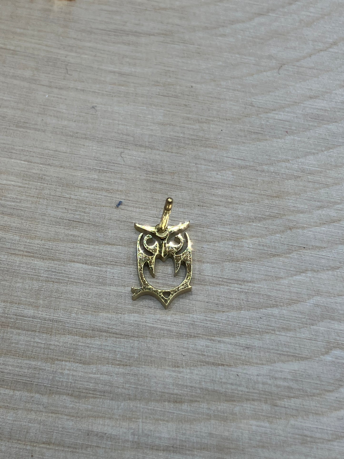 Owl Stud - Gold Tone