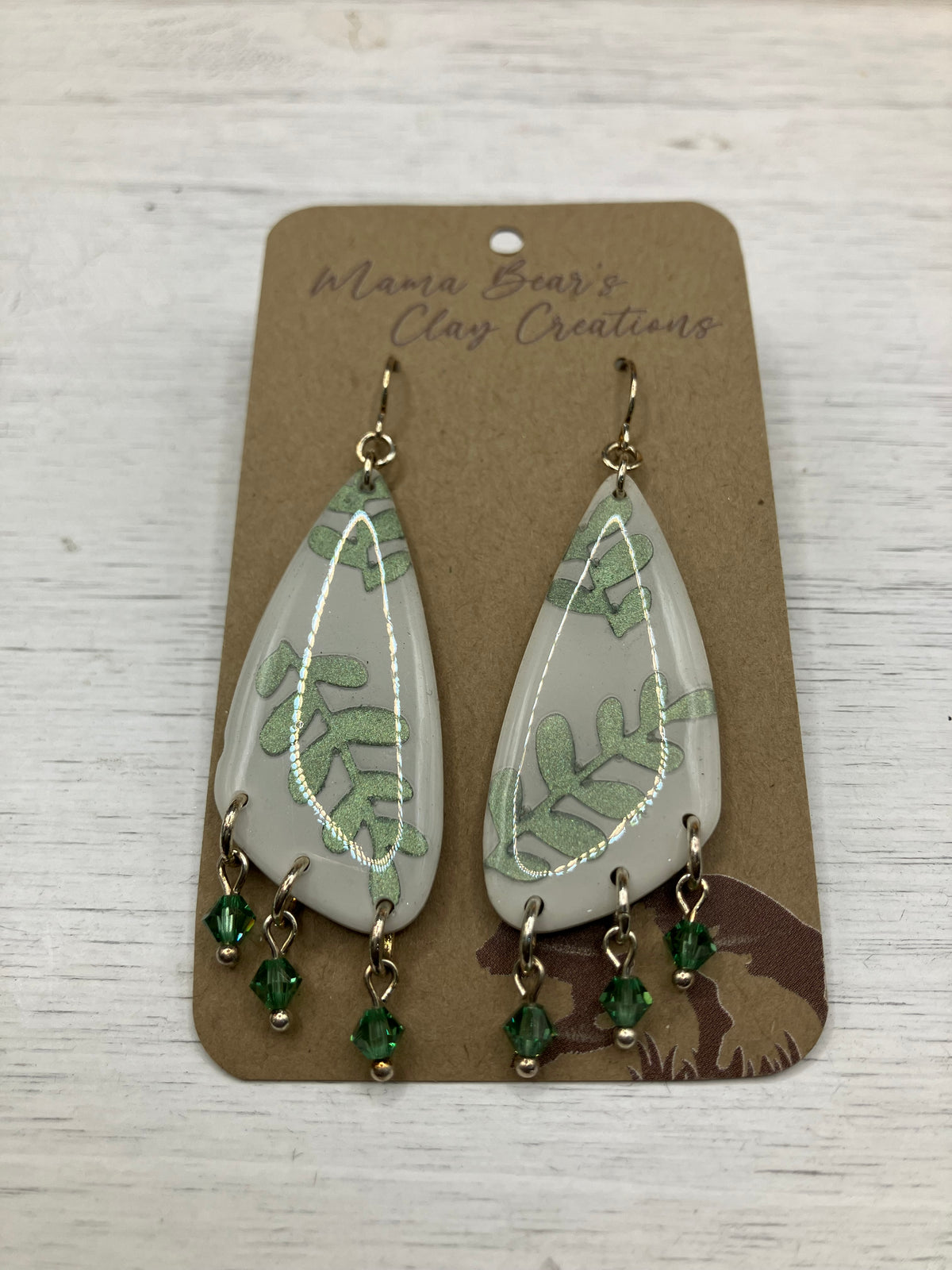 Asymmetrical Shimmering Vines - Beaded