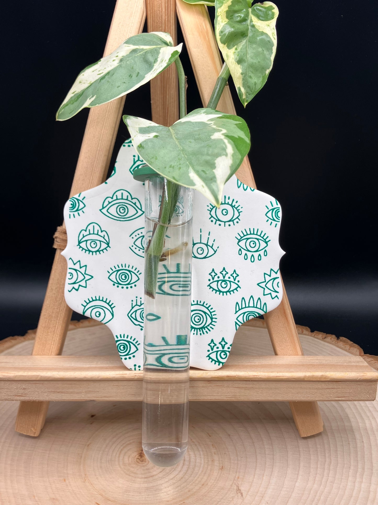 Green Hamsa Scalloped Propagation Station