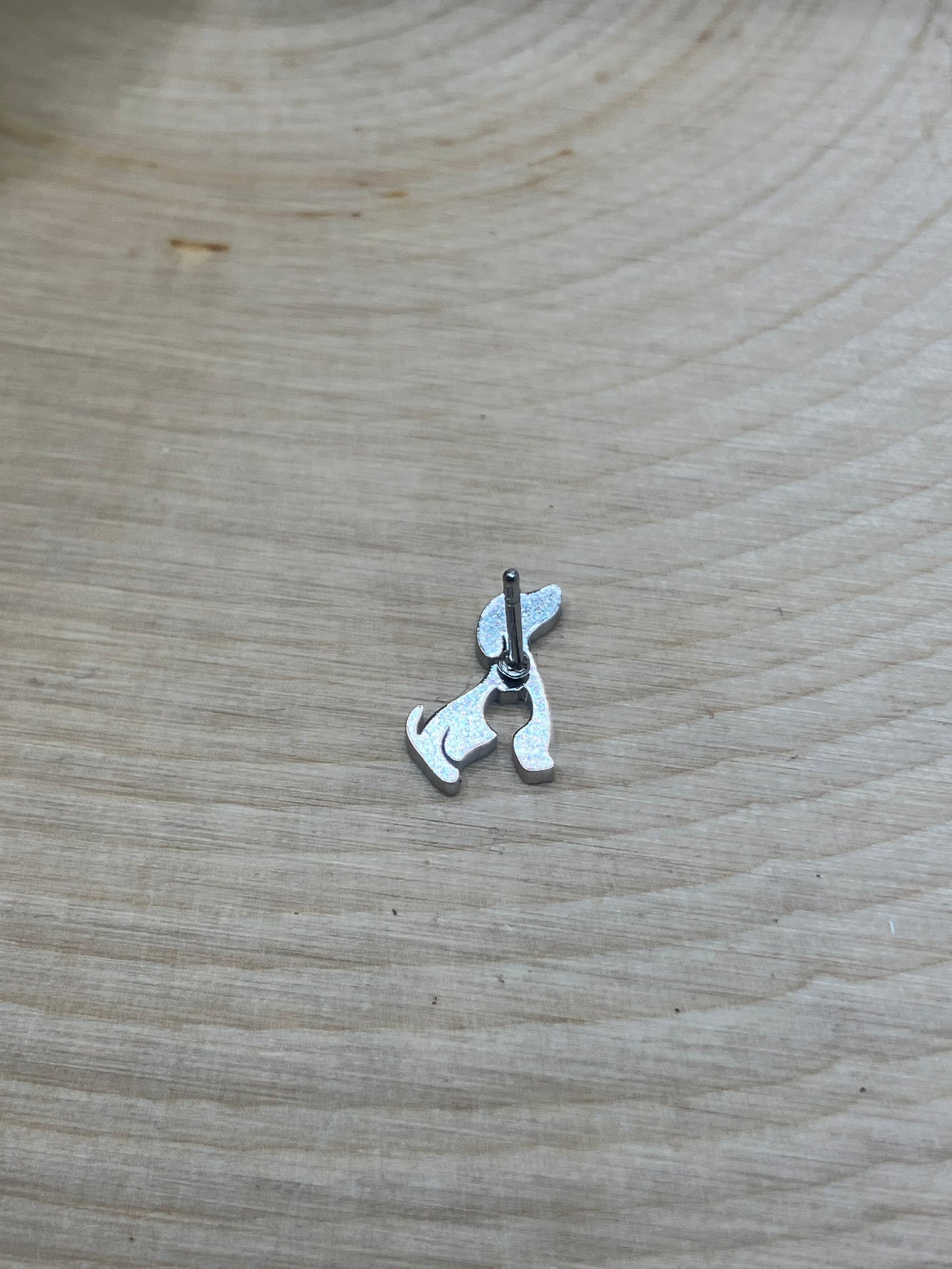 Dog & Cat Stud - Silver Tone