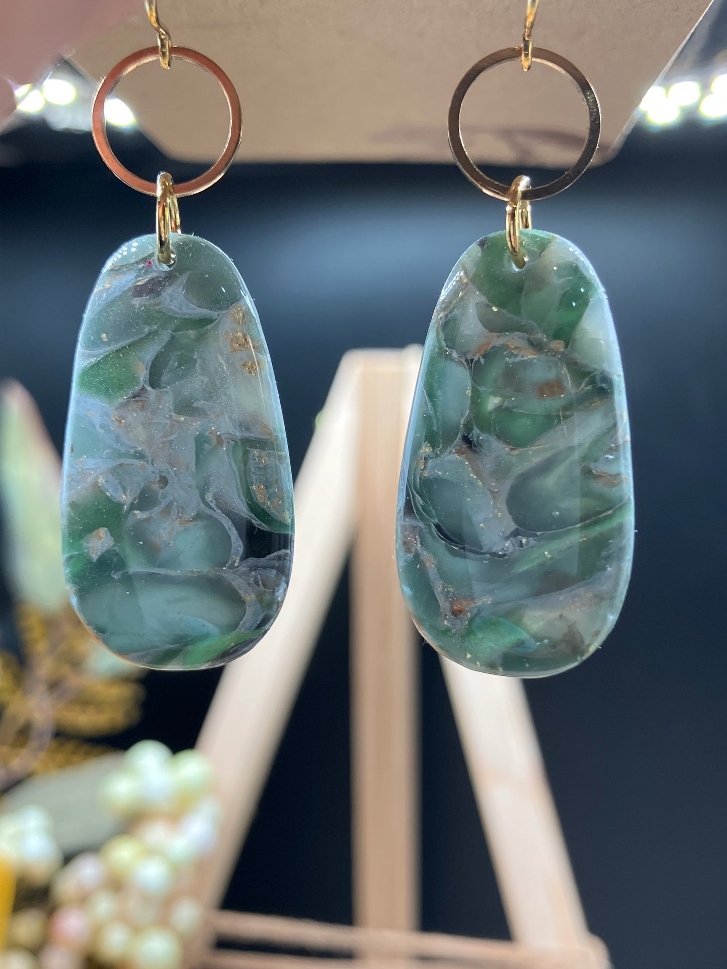 Emerald Marble Ovoid