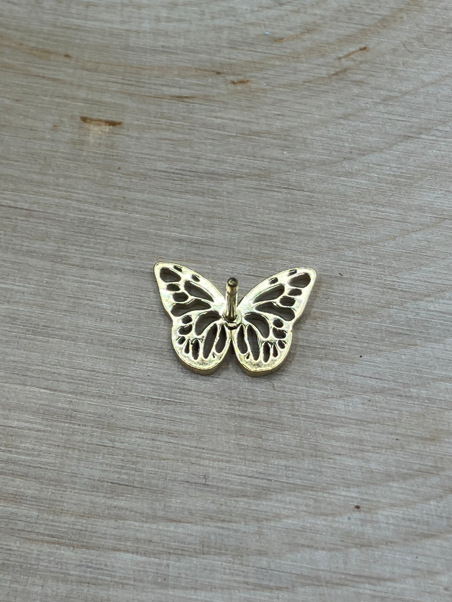 Butterfly Stud - Gold Tone