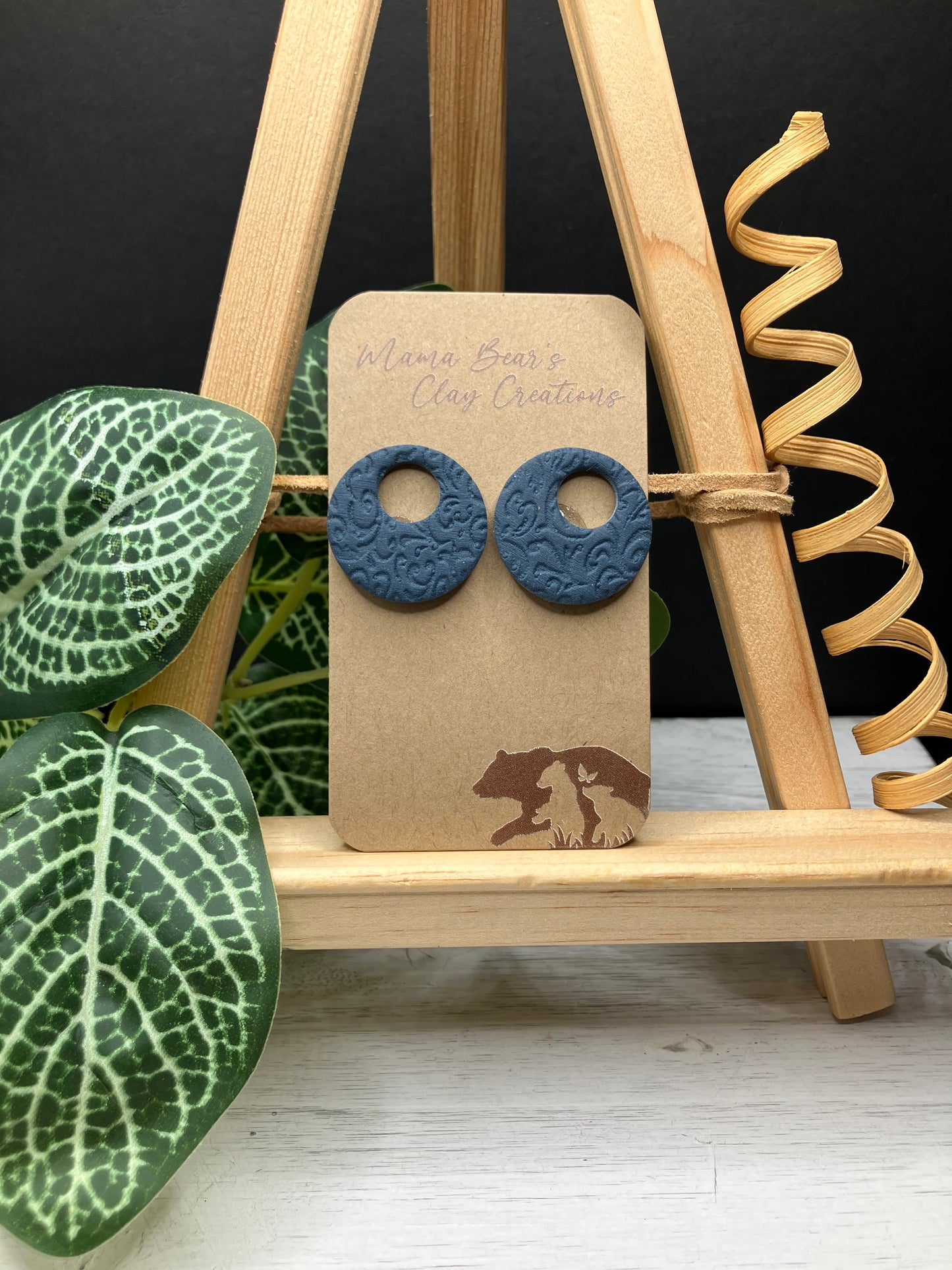 BYO Basic Dangle - Navy Paisley