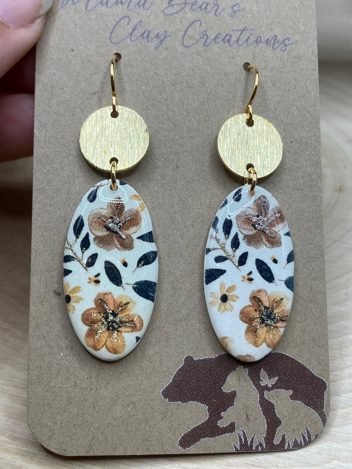 Holographic Floral Ovals