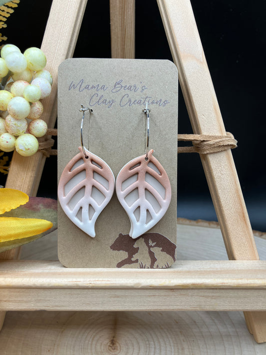 Swinging Leaves - Copper Ombre on Silver