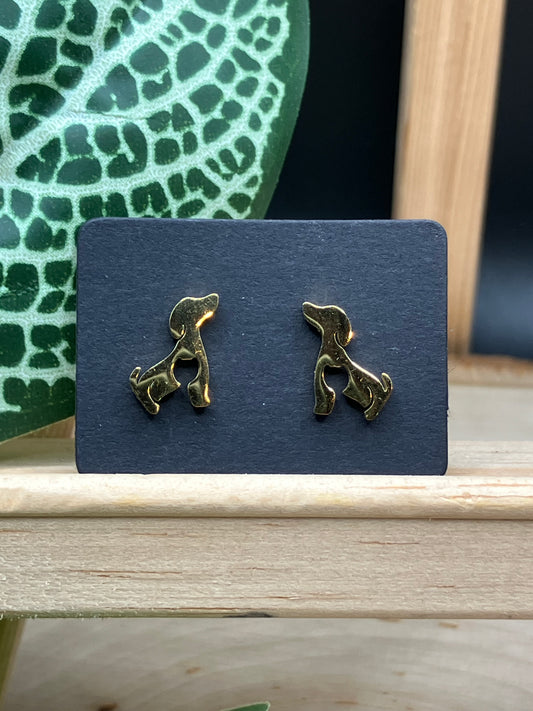 Dog & Cat Stud - Gold Tone