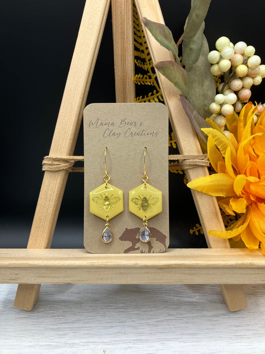 Honeybee Hexagon Drop