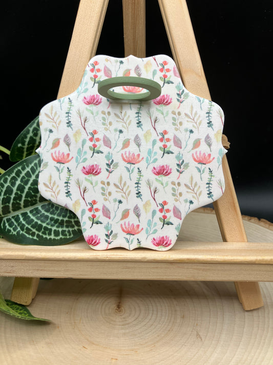 Pink Botanical Scalloped Propagation Station