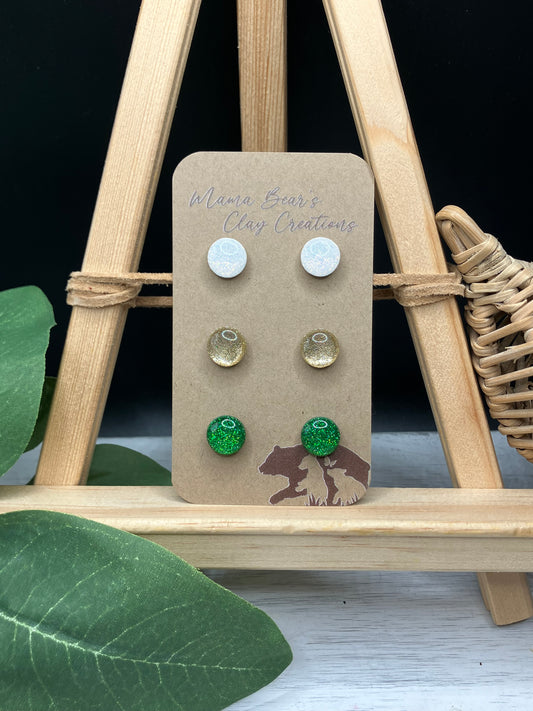 Triple Stud Pack - St. Patty’s