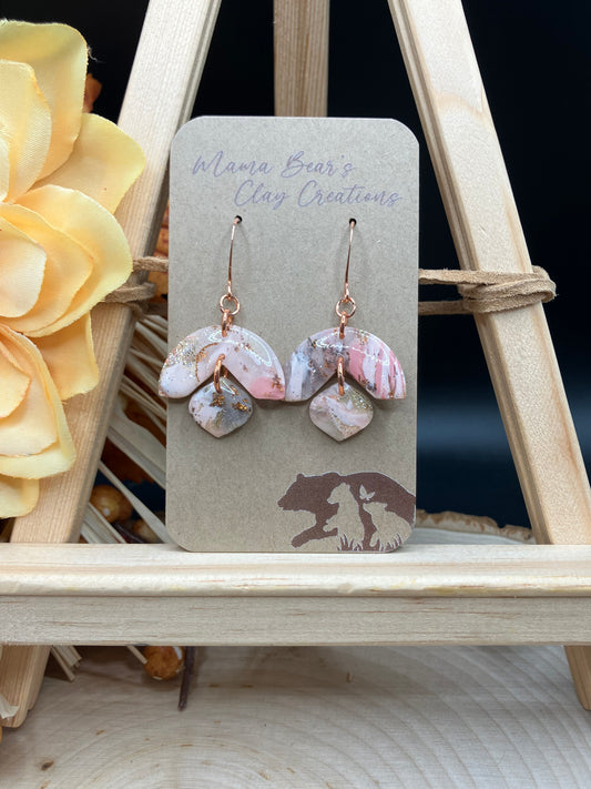 Pink Marble - Abstract Petal