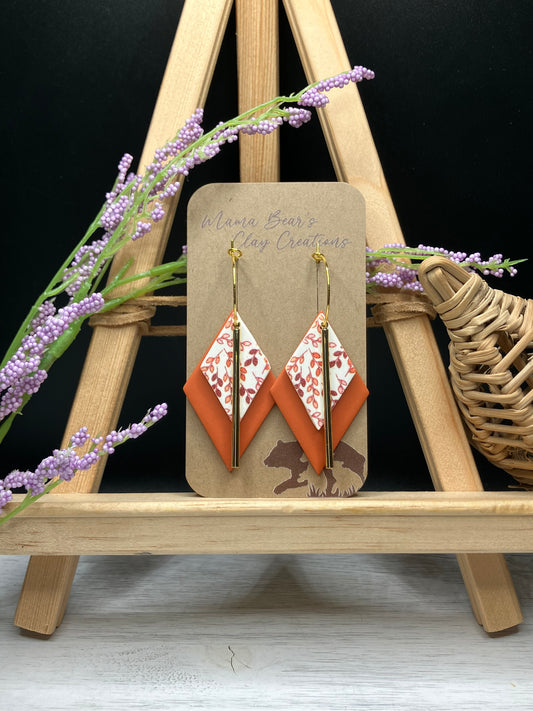 Double Diamonds - Spring Blossoms Orange