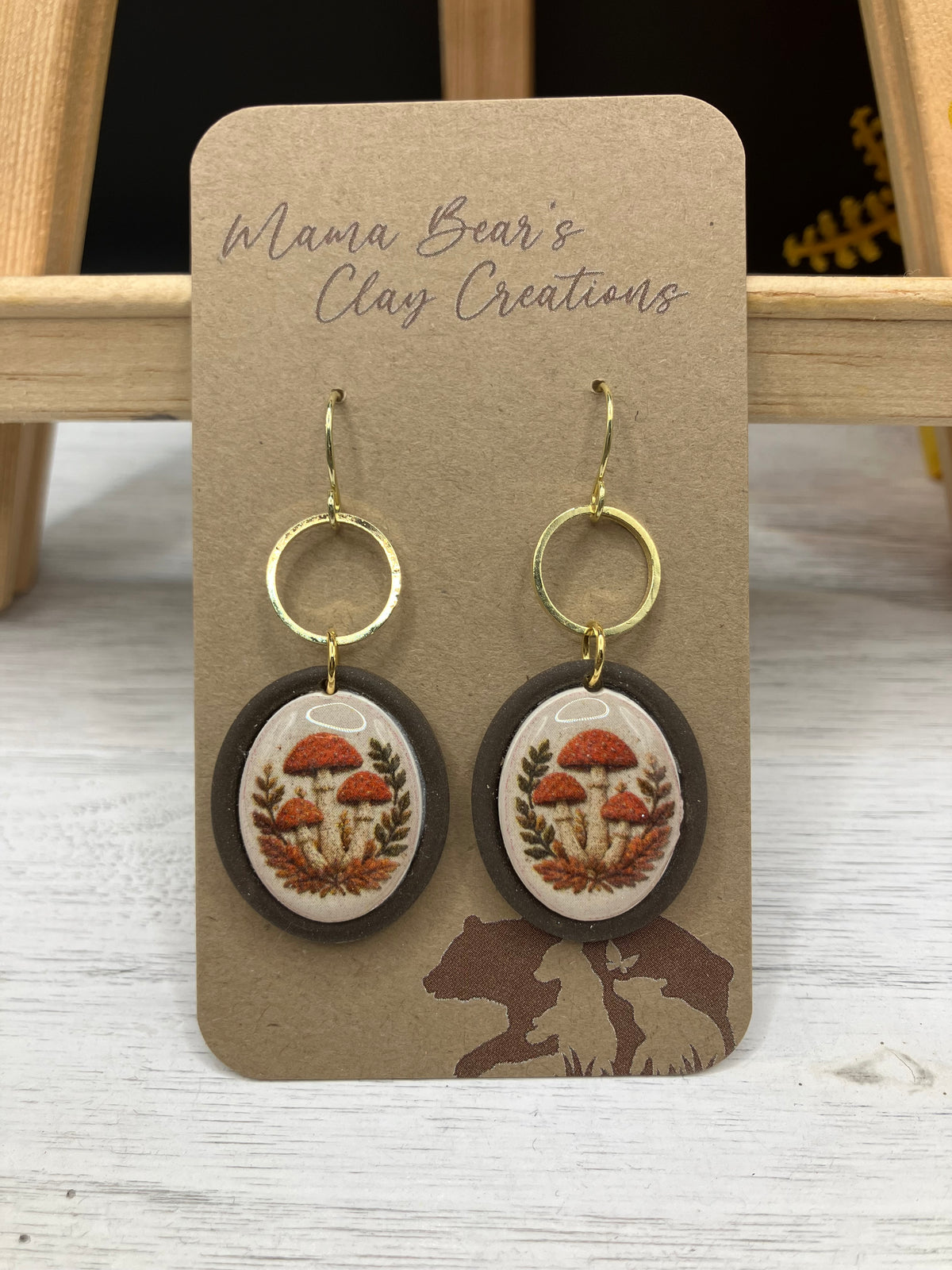 Fall Inlay Style - Mushrooms in Chocolate