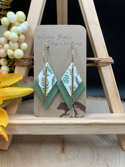 Double Diamonds - Ferns(gold)