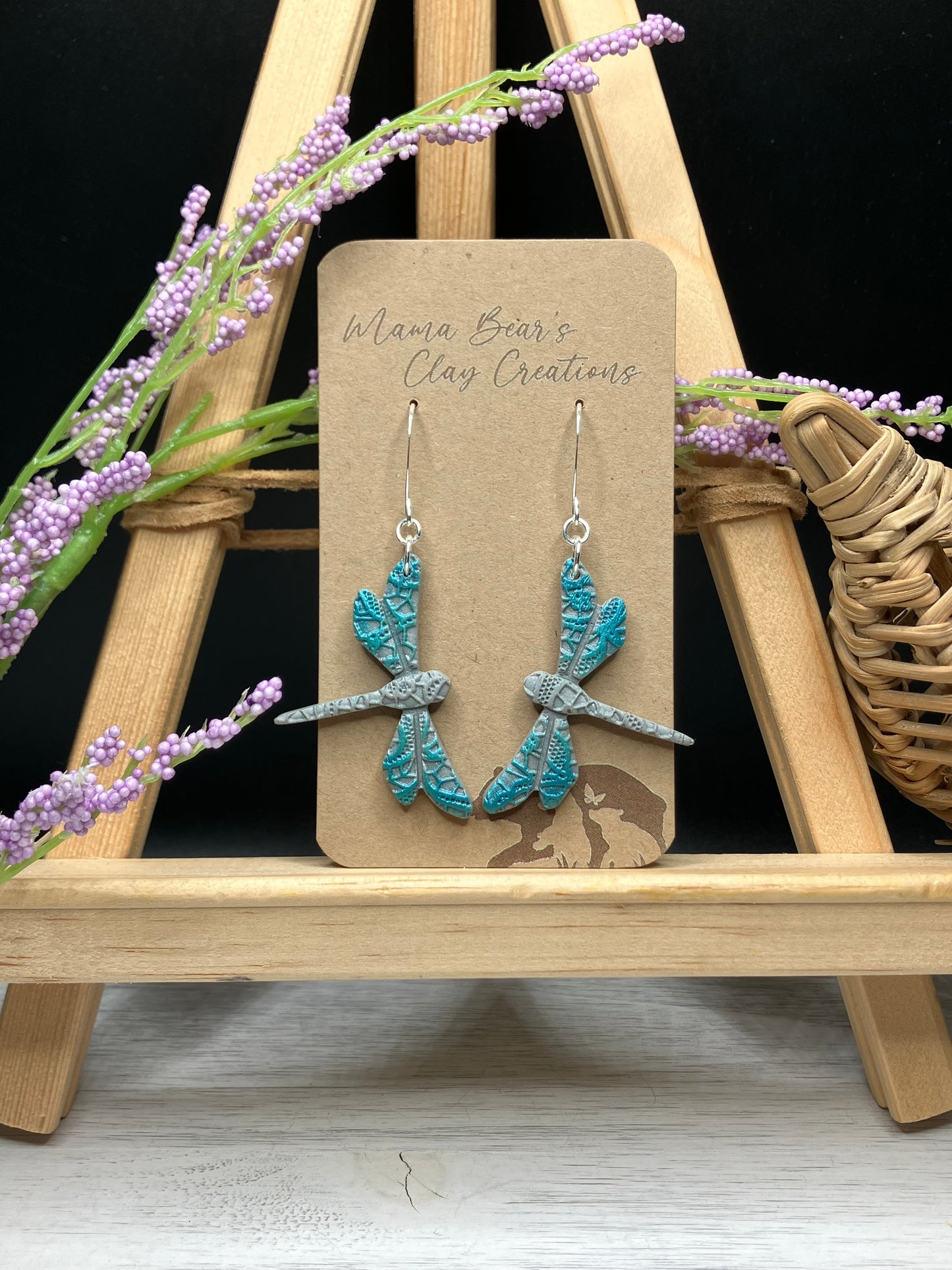 Dragonfly - Silver/Blue