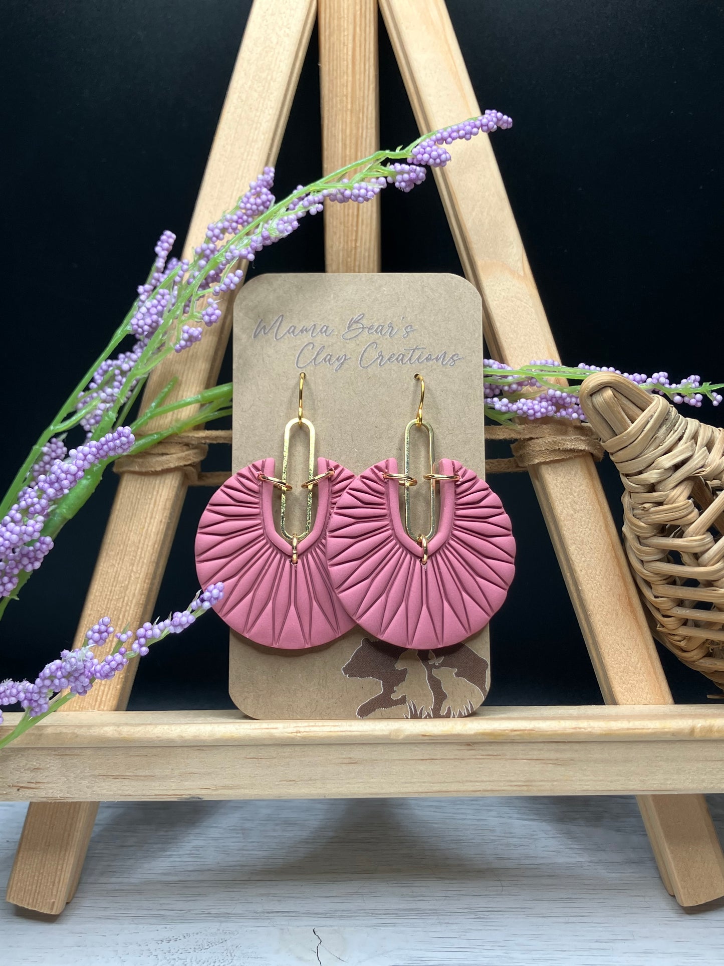 Pleated Arc - Rose