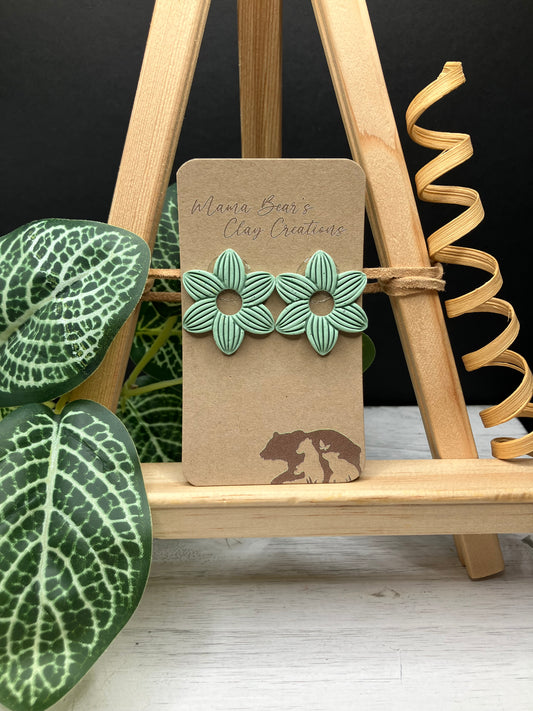 BYO 6 Petal Dangle - Speckled Eucalyptus