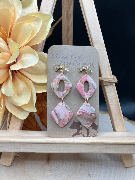 Pink Marble - Double Diamond