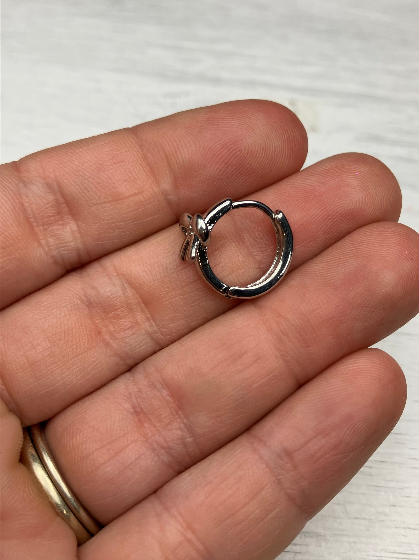 BYO Bow Hoop - Silver