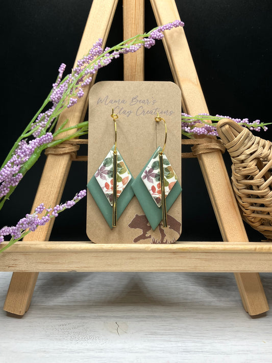 Double Diamonds - Foliage Green