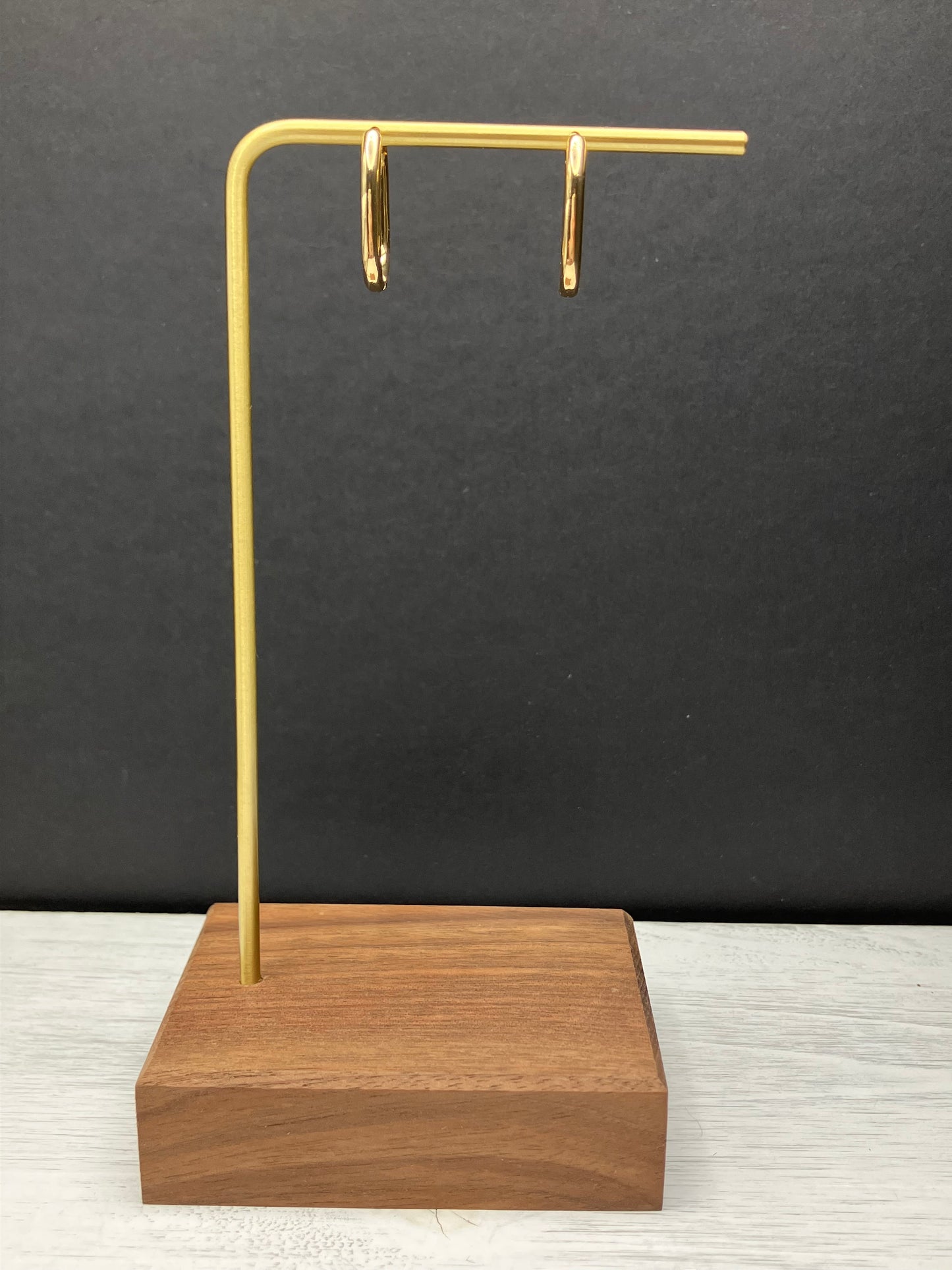 BYO Large Rectangle Hoop - Gold