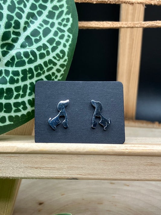 Dog & Cat Stud - Silver Tone