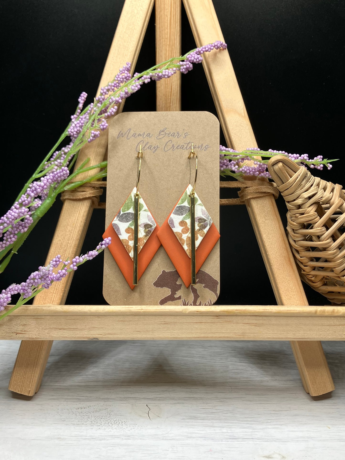 Double Diamonds - Foliage Orange