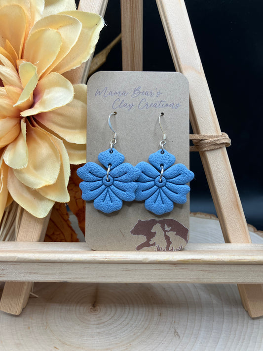 Two Piece Flower - Cornflower