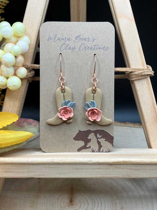 Caramel Cowboy Boot - Copper