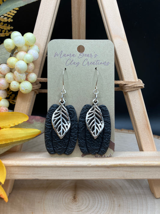Tall Pumpkins - Black Lace/Silver