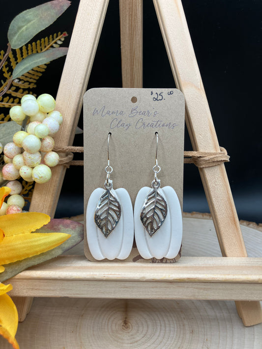 Tall Pumpkins - White/Silver