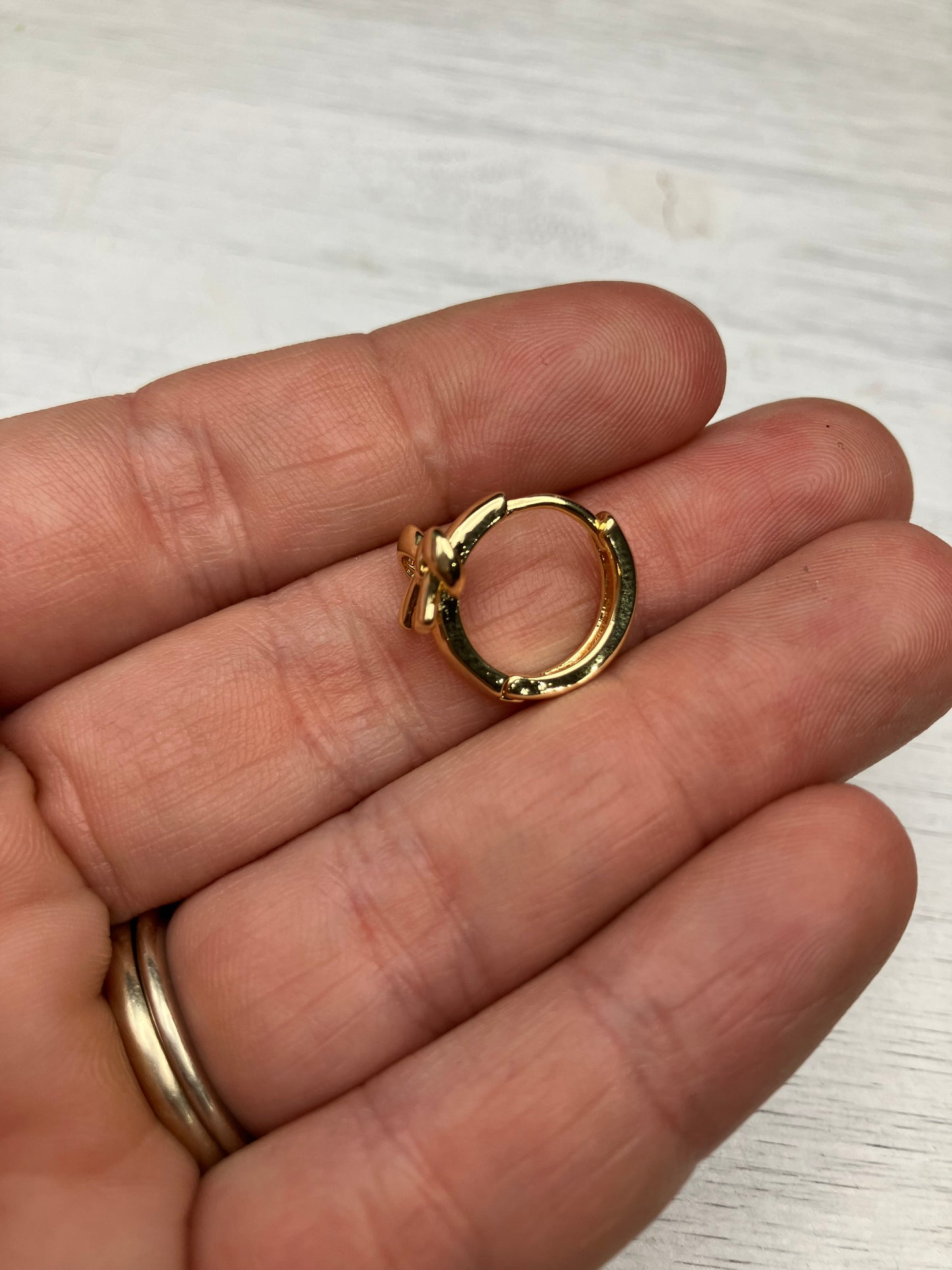 BYO Bow Hoop - Gold