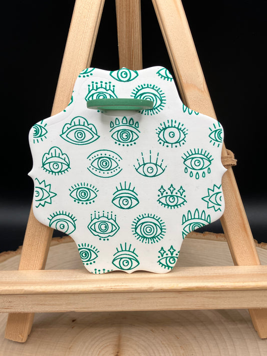 Green Hamsa Scalloped Propagation Station