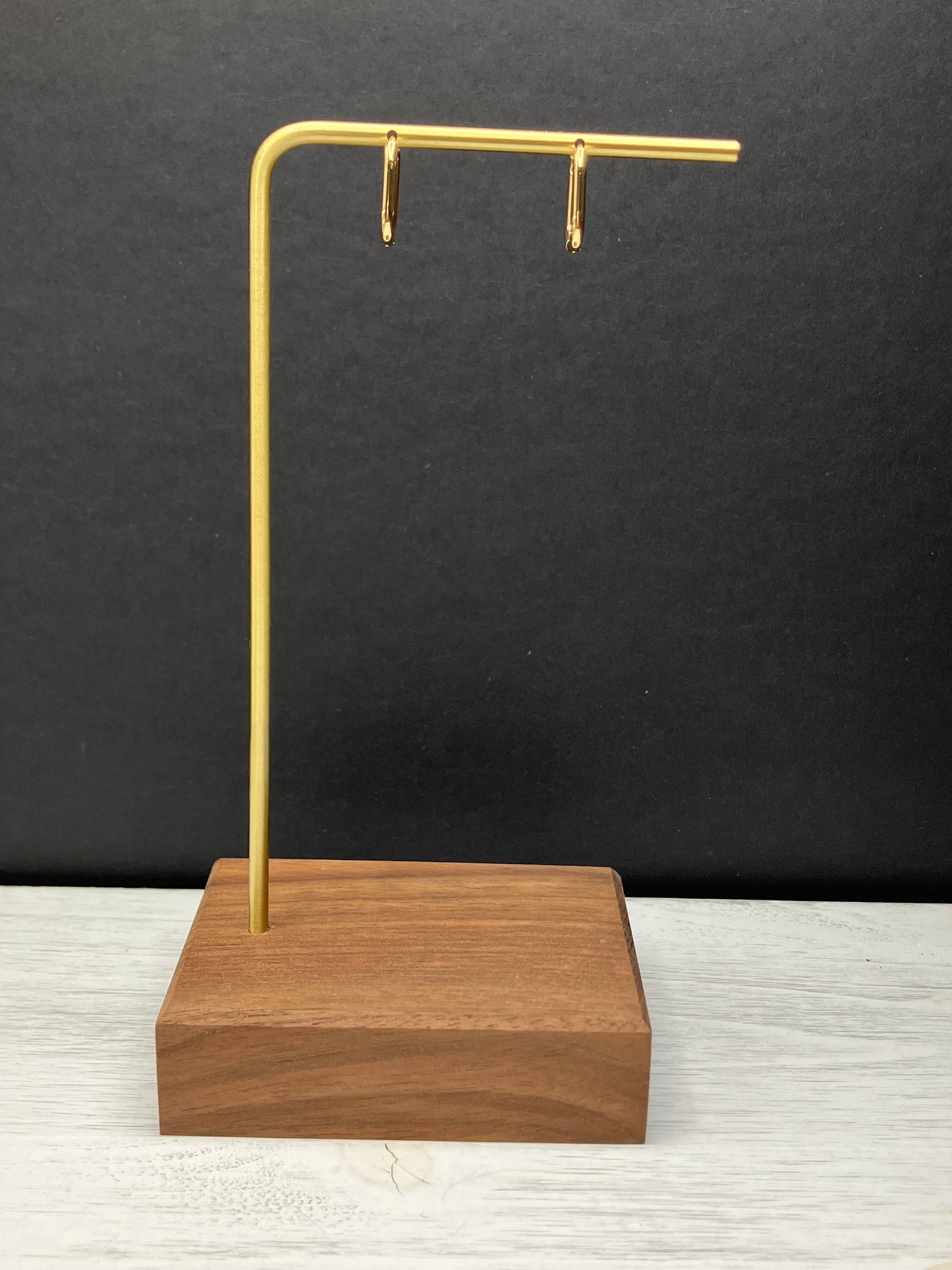 BYO Small Rectangle Hoop - Gold