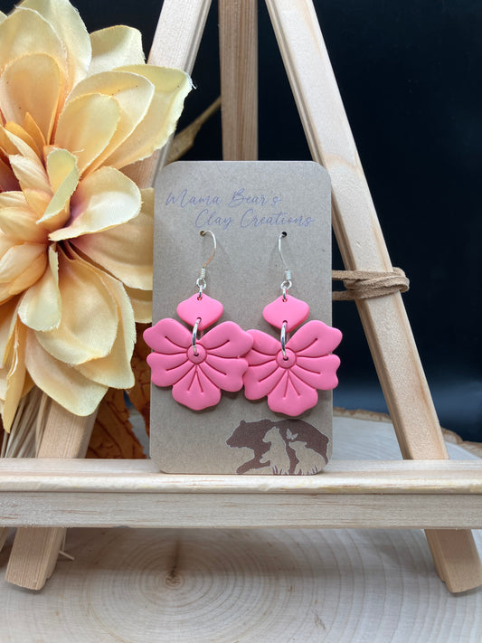 Two Piece Flower - Vibrant Pink