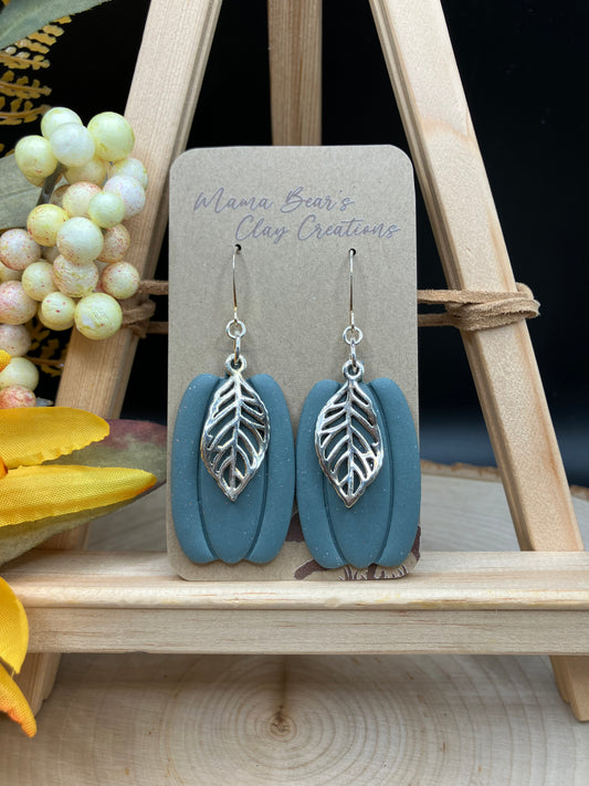 Tall Pumpkins - Sparkling Teal/Silver