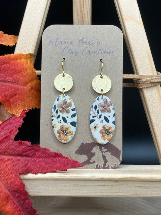 Holographic Floral Ovals
